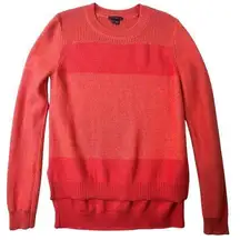 Theory Womens Ombre Alpaca Long Sleeve Knit Sweater S Silk Blend Pullover Top