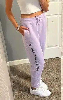 American Eagle Purple Sweatpants