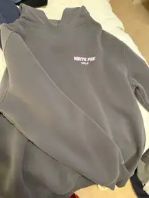 White fox hoodie 