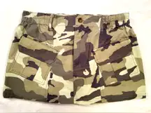 Forever 21,‎ camo Mini skirt, green tones, size small