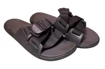 Chaco Slide Sandals Womens 7 Brown Adjustable Straps Comfort Casual Slip On