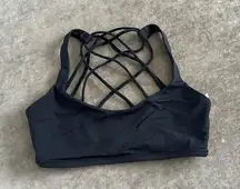 Lululemon Free to Be Bra. Bra lining not included. Color- black. Size 6