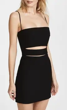 Michelle Mason Cutout mini dress in black