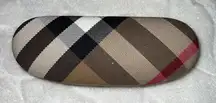 Burberry Classic Check Pattern Hard Shell Glasses Case Eyewear Clam Shell Holder