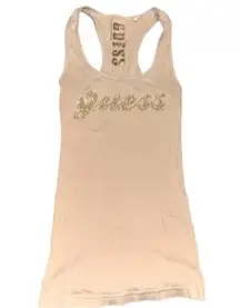 Vintage y2k GUESS rhinestone tank top