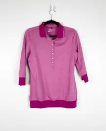 Nike 3/4 Sleeve Golf Polo Sz M‎