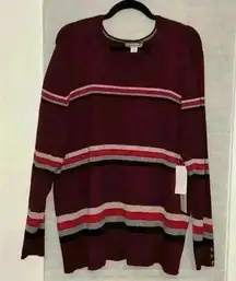 NWT 3X burgundy light sweater plus gorgeous for fall! LIZ Claiborne