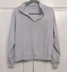 Light Blue /john Galt Half Zip