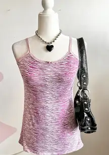 Vintage Zebra Lace Trim Tank Top Y2K Fairy Grunge Retro Indie Sleaze XS