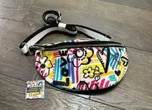 Brighton Women’s Graffiti Love Crossbody Belt Bag New