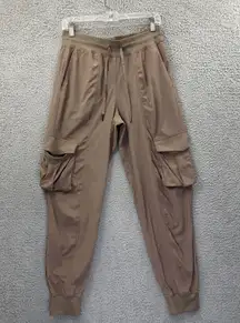 Lululemon Dance Studio Relaxed Fit Mid Rise Cargo Jogger Taupetastic Women Small