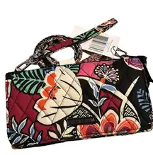 Vera Bradley crossbody Wallet purse slim RFID NEW Kauai floral NWT