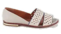 Rebecca‎ Minkoff Sadie Perforated Leather Ballet Flat Women's Size 6.5M Open Toe