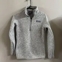 Patagonia Grey Fleece 1/4 Zip Pullover