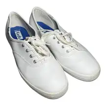 Keds Champion Originals Leather Lace Up White Size 8
