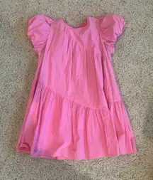 Pink Puff Sleeve Dress