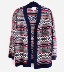 Bohemian Oversized Grandpa Cardigan S