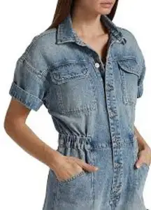 NEW We the Free FREE PEOPLE marci cuffed shortalls in Marrakesh size Medium NWT