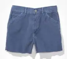American Eagle Outfitters Smoky Blue Gray boyfriend Corduroy shorts size 10 NWT‎