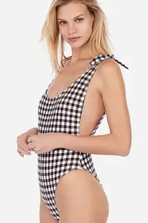 ✨ Gingham Ultra High Leg One-Piece Swimsuit✨