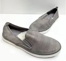 Sperry Sneakers Womens Size 6 Gray Slip On Sailor Twin Core Memory Foam Casual