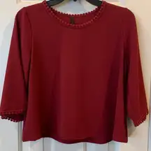B Jewel Maroon Top
