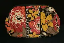 Vera Bradley Retired Limited Edition Bittersweet Wedge Cosmetic Travel Makeup