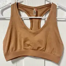 Commando Seamless racerback bralette tan size m/l