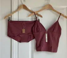 NWT Skims Fits Everybody Picot Cami & Short Set MEDIUM