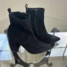 Black Suede Boots 