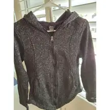Eddie Bauer Women's Marled Full-Zip Hoodie Sweater Size M
