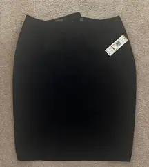 Kasper Black Pencil Skirt