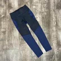 Outdoor Voices Blue Colorblock TechSweat 7/8 Zoom Leggings