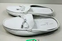 Mercanti Fiorentini Women’s Size 9B Slip On Sandal Clog Flat Shoe White