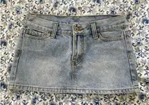 Brandy Melville Jean Skirt