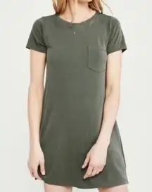 Abercrombie & Fitch T-Shirt Dress in Olive Green. Size large
