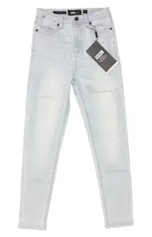 NWT Barbell Apparel Women's Mom Fit‎ High Rise Light Wash Jeans Size 24