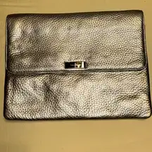 Cole Haan Pebbled leather clutch