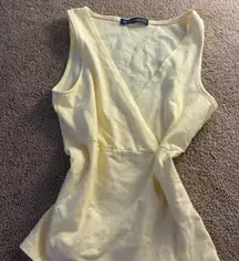 Brandy Melville Tank Yellow