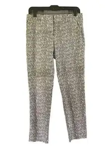 Katherine Barclay black & white ankle pants 6