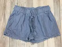 Rewash boutique pull on shorts blueish gray size small