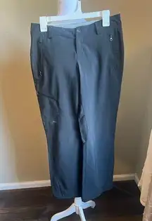 REI black hiking trail athletic straight leg pants | 4p