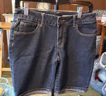 Sonoma Women's Dark Blue Jean Shorts size 2