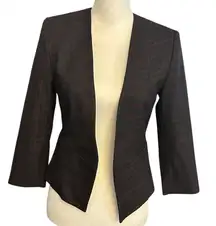 Express Women's Blazer Maroon Blue Size 2