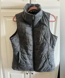The North Face Women XL Grey Full Zip Outdoor Vest