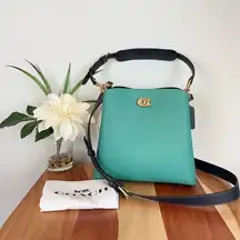 Coach NWT  Willow Bucket Bag In Colorblock