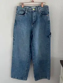 Universal Thread Highest Rise Wide Leg Denim Jeans 6