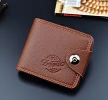 Wallet for Men,Trifold Magnetic buckle Small Wallet,Credit Card Holder