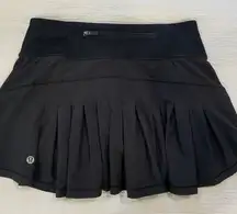 lululemon athletica Black Tennis Skirt