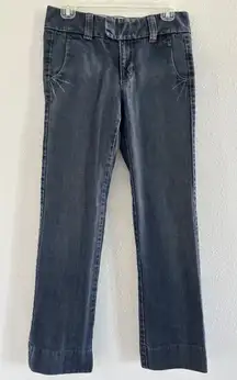 Vtg Gap Womens Size 4 Low Rise‎ Flare Denim Jeans Y2K Retro Preppy